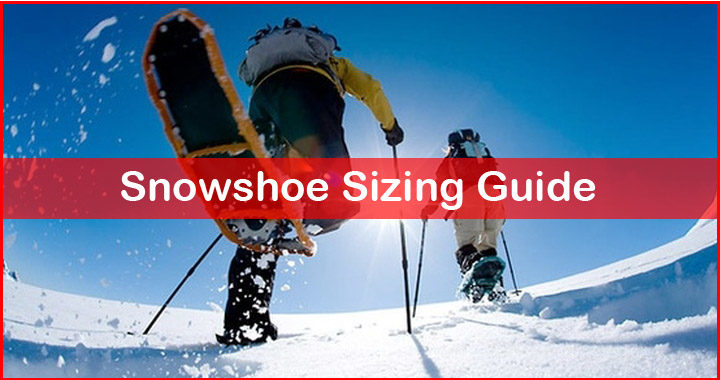 snowshoes sizing guide by weight