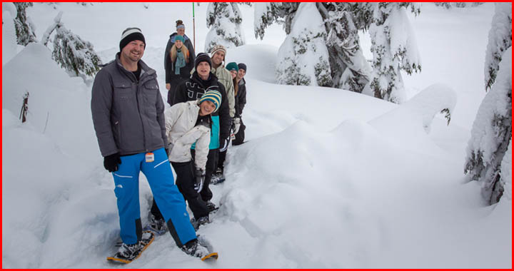 best places to snowshoe - mt. seymour